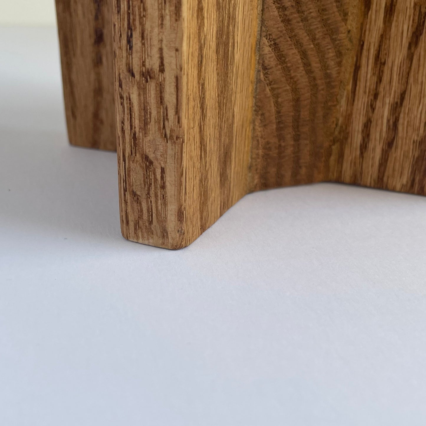 Oak & Glass Vase